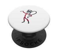 Circus Ringmaster Stickman PopSockets PopGrip Adhésif