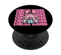 Circus Squad Tente de Carnaval avec nœud pour Fille et Maman PopSockets PopGrip Adhésif