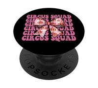 Circus Squad Tente de Carnaval avec nœud pour Fille et Maman PopSockets PopGrip Adhésif
