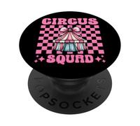 Circus Squad Tente de Carnaval avec nœud pour Fille et Maman PopSockets PopGrip Adhésif