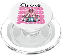 Circus Squad Tente de Carnaval avec nœud pour Fille et Maman PopSockets PopGrip pour MagSafe