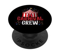 Circus Staff Event Costume Carnival Staff Crew Tent Party PopSockets PopGrip Adhésif