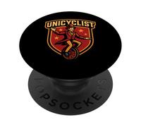 Circus Unicyclist Funny Kids Circus PopSockets PopGrip Adhésif