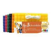 Cire à bougie 6 couleurs primaires 480 g + mèche Multicolore G