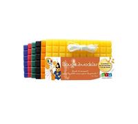 Cire à bougie 6 couleurs primaires 720 g + mèches