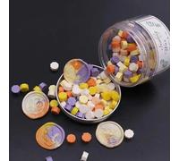 Cire à cacheter sceau timbre perles de cire 100 pièces for les amoureux artisanat bonne année cadeau invitation mariage enveloppe or tampon coloré(No bottle10)