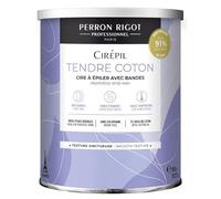 Cire à épiler avec bandes "tendre coton" Perron Rigot pot 800gr