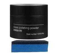 Cire à Vitre pour Nettoyage de Fenêtres | Poudre Éliminatrice de Film Gras,Poudre Anti-Buée 80g Brillance pour Miroirs et Vitres