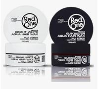 Cire Aquatique Coiffante Blanc & Gris 150 ml | Gelée | Maintien Supplémentaire | Pour Hommes et Femmes | Aspect Brillant Longue Durée | Parfum Cassis & Pêche | Lot de 2