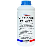 Cire Bois Teintee - Codeve Bois/Incolore - 1 - Intérieur - Pour L'entretien De Tous Vos Types De Bois Massif, Stratifié, Lamellé Ou Collé.