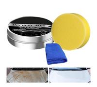 Cire Céramique - Polish Titane 3,93 Pouces | Pâte Céramique Pour Detailing Auto - Élimine Les Rayures Et Restaure La Peinture Avec Une Brillance Élevée Pour Voitures, Motos Et Bateaux