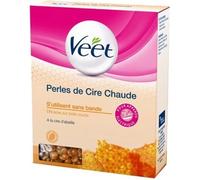 Cire chaude à la cire d'abeille sans bande - Veet - Perles de 230g (lot de 2)