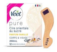 Cire Chaude au Sucre et Vanille - Epilation Sans Bande, Vanille, 250 ml