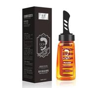 Cire Cheveux Homme,Cire Coiffante,Gel de Cire Capillaire 2 en 1 avec Peigne,Hair Setting Gel with Dip Comb,Opaque et de Forte Tenue Structures et Formes pour Tous Types de Cheveux