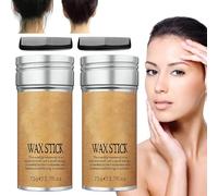 Cire Coiffante Cheveux,2PCS Baton Cire Cheveux,Bâtons Finition pour Femme,Wax Stick Hair,Outils Coiffure Professionnels