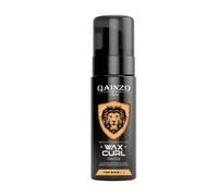 Cire coiffante Qainzo Wax Curl pour boucles sculpter, Mousse