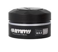 Cire Coiffante Professionnelle Ultra Fixation Gummy 150 ml - Cire capillaire forte tenue & brillance - Pour hommes & femmes - Sans alcool avec vitamine B5 (gris)