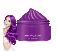 Cire Colorante Capillaire | Couleur Temporaire 30ml - Teinture Lavable Pâte Coiffante Pour Femmes Adolescents Fêtes Déguisements