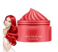 Cire Colorante Pour Cheveux,30 ml Colorant Capillaire Temporaire | Pâte Lavable pour Teinture et Coiffage Hommes Femmes Fêtes Cosplay Halloween