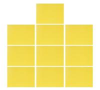 Cire D’Abeille Feuille de Fondation pour Ruche Dadant Lot 10, Jaune | Surface Lisse, pour Colonies et Cadres, Usage en Rucher, Pose et Insertion du Fil, Format 10pcs