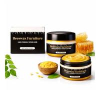 Cire D’Abeille Pour Meubles, Polish Et Conditionneur Bois, Rénovateur Pour Tables Armoires Portes Et Outils En Bois, Finition Résistante À L’Eau, 50 g (1PCS)