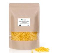 Cire d'abeille 100% en Pépites Jaune Qualité Pure Et Naturelle Pour Bougies- 1 kg Savons Savons Cosmétiques Cuir Crèmes Et Baume À Lèvres - Granules Fabrication Supérieure 1000 g- Purespa