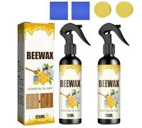 Cire D'abeille, Beeswax Spray Cleaner, 2PCSPolish Pour Meubles, Furniture Polish Spray, Beeswax Care Spray, Spray de Cire D'abeille Molécularisée, Multipurpose Natural Beeswax, Beeswax Furniture Polis