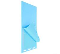 Cire d'abeille flexible en silicone pour fond de teint en nid d'abeille, 2 pièces réutilisables pour façonner la base du nid pour outils de rue, 43,5 x 22,5 cm, jaune (bleu clair)