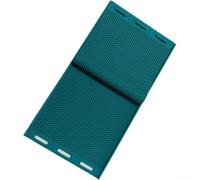 Cire d'abeille flexible en silicone pour fond de teint en nid d'abeille, 2 pièces réutilisables pour façonner la base du nid pour outils de rue, 43,5 x 22,5 cm, jaune (bleu marine)