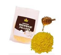 Cire D'abeille Jaune Pur, pour la Fabrication de Bougies,Pastilles de Cire D'abeille Naturelles, Matériel pour la Fabrication de Vernis pour Meubles - 1000g