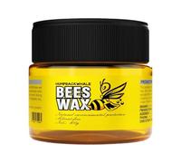 Cire d'abeille pour bois, cire d'entretien pour meubles, éclaircissant de sol, finition résistante à l'usure, revêtement brillant de protection, parfait pour la maison, les planchers en bois, les