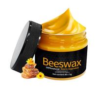 Cire d'abeille pour bois, cire nourrissante en profondeur pour meubles, 8,9 x 5,9 cm, crème anti-cernes avec formule multi-brillance, idéale pour les planchers en bois, les armoires, les tables, les