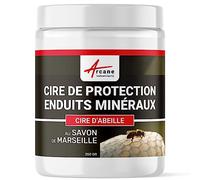 Cire d'abeille, protection et entretien enduits minéraux, cire de protection, enduits mineraux - 250 gr - ARCANE INDUSTRIES