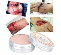 Cire de cicatrice d'Halloween, SFX Make Up SynWax Cire de modelage professionnelle ferme pour peinture corporelle pour fausses cicatrices, fausses blessures