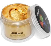 Cire de coloration temporaire pour cheveux - Effet instantané - Lavable - Argile capillaire pour homme et femme - Cire coiffante pour fête, cosplay et Halloween - Doré