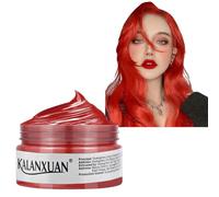 Cire de coloration temporaire unique pour cheveux, teinture pour cheveux rouges, spray coloré pour enfants, hommes, femmes, crème capillaire instantanée pour fête, cosplay, boîte de nuit, Halloween