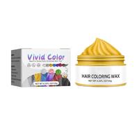 Cire de couleur de cheveux - Peinture capillaire couleur cire capillaire cheveux naturels doux,Cire capillaire pour Halloween Cosplay Club femmes et hommes, teinture capillaire temporaire