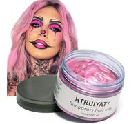 Cire de Couleur pour les Cheveux, Une Fois la Modélisation Temporaire Cire de Teinture pour les Cheveux de Couleur Naturelle, Crème de Coiffure Temporaire, Cosplay Partie Halloween