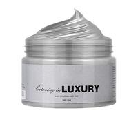 Cire de couleur temporaire pour cheveux - 9 couleurs - Gel de couleur naturelle lavable - Convient pour les enfants garçons et filles Gothi (argent, taille unique)