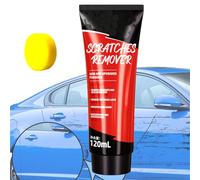 Cire de réparation de Rayures pour Voiture,2024 Upgrade Car Scratch Remover,Efface Rayure Voiture,Polish Voiture Rayure avec éponge pour diverses Surfaces de Voiture (1pcs)