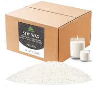 Cire de soja pour bougies, Cire premium pour bougies 15kg de Waxcanpy, Cire de soja écologique 100% naturelle pour bougies