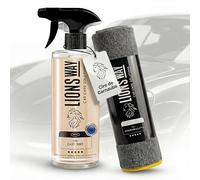 Cire De Voiture 100% Pure Carnauba. Traitement Céramique et Hydrophobe (Auto et Moto). Sans Silicone. Cire de Voiture Haute Brillance Avec Chiffon De Qualité Supérieure. Scellant Pour Peinture Extéri