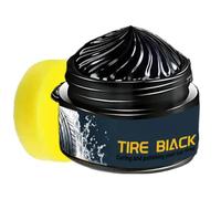 Cire enduite de Pneu 50 g Pâte de Polissage pour Voiture, Haute Brillance et revêtement de Protection, Entretien des pneus, pâte de Polissage pour pneus, Dressage, Entretien des pneus de Voiture