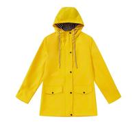 Ciré Femme Imperméable Poncho Pluie Velo Marin Anti-Pluie Fitness Couverture Grande Taille Saison Vestes Veste Imperméable Ciré D'Intérieur Court Parka Longue Femme Jaune M