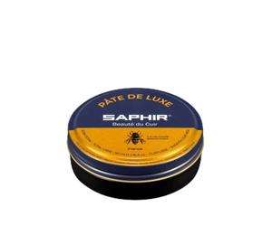 Cire lustrante SAPHIR Pate de Luxe pour nourrir et polir la peau lisse, 50 ml