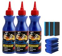 Cire nano scintillante pour rayures de voiture, nouvelle cire de réparation de rayures 2024,kit de suppression des rayures de voiture, spray de réparation nano pour rayures profondes (3pcs)