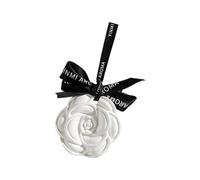 Cire parfumée polyvalente et élégante pour intérieur de voiture, motif camélia naturel, dure 2 mois