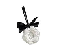 Cire parfumée polyvalente et élégante pour intérieur de voiture, motif camélia naturel, dure 2 mois