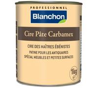Cire pâte pour restauration et entretien - Carbamex - Antic blond - 1kg BLANCHON