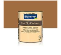 Cire pâte pour restauration et entretien - Carbamex - Neutre - 1kg BLANCHON